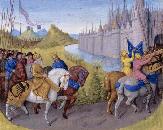 Jean Fouquet Arrival of the crusaders at Constantinople Germany oil painting art